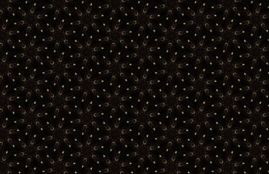 Kar taneleri ile karanlık kış arka plan üzerinde siyah, gri kahverengi sarı turuncu kestane rengi kırmızı mavi yeşil mor pembe renkli geometrik seamless modeli