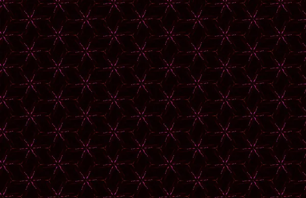 Abstrakte dunkle geometrische Muster von Prismen. Geometrie-Gitterstruktur. Prisma Blumen Zahlen Hintergrund. schwarz braun grün blau rot kastanienbraun orange gelb gold und violett rosa getönt — Stockfoto