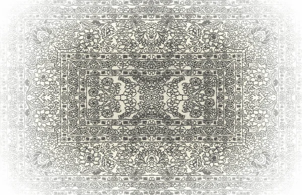 Персидская ковровая текстура. Круглая мандала, ближневосточная традиционная ткань ковра. Бирюзовый молочно-синий серый коричнево-желтый красный — стоковое фото