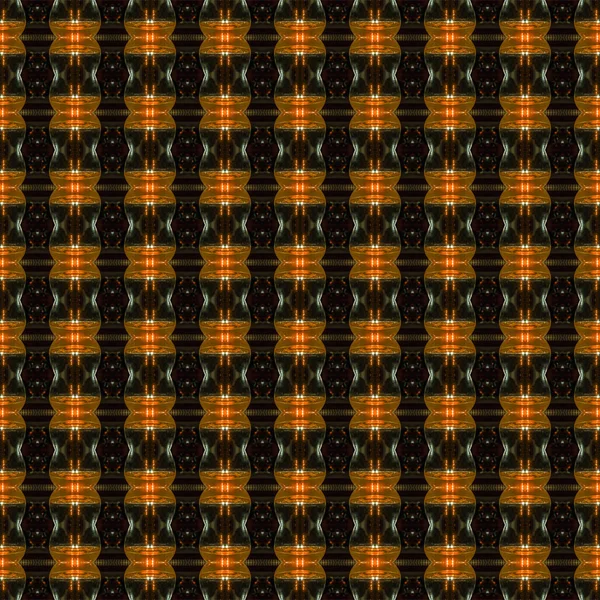 원활한 추상 유리 패턴입니다. 어두운 배경에 바둑판식으로 배열 하는 색깔 액체 유리 — 스톡 사진