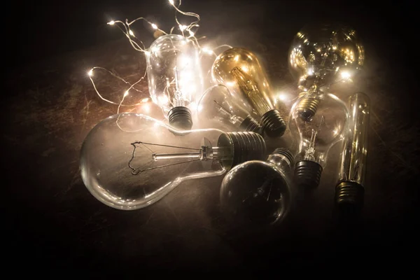 Ретро Люкс Легкий Ламп Декора Перчатки Абстрактный Темный Фон Творческим — стоковое фото