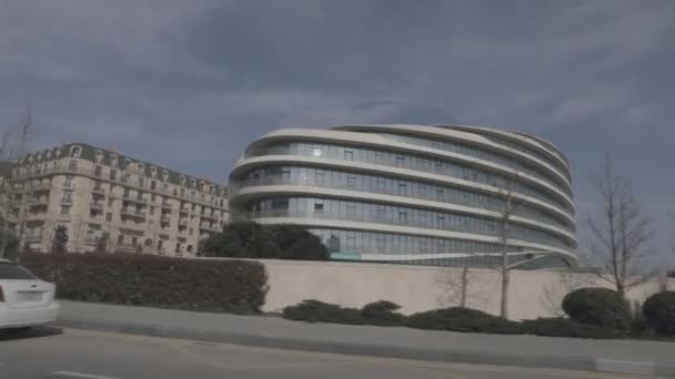 Baku Azerbaijan Avril 2020 Vidéo Point Vue Une Balade Dans — Video