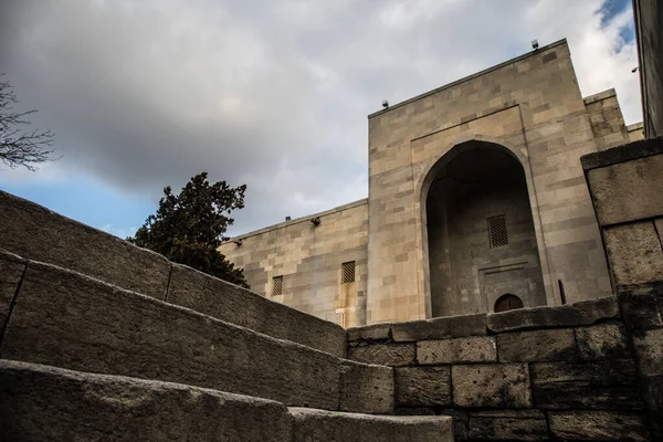 Rua Vazia Cidade Velha Baku Azerbaijão Cidade Velha Baku Edifícios — Fotografia de Stock