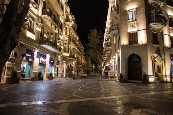 Baku Azerbaijan April 2020 Downtown Baku Azerbaijan Empty Streets Baku — Stock Photo, Image