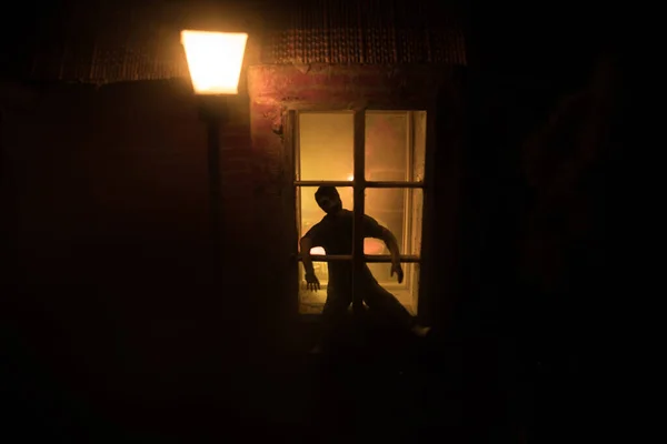 Homem Triste Deprimido Durante Quarentena Coronavírus Ficando Casa Ficando Louco — Fotografia de Stock