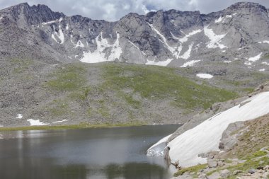 Rocky dağ gölü yaz aylarında
