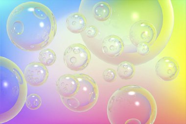 bitmap, sabun köpükleri gökkuşağı arka planı, gökkuşağı arkaplanı