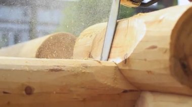 Ahşap ev için testere gördüm