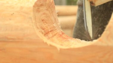 Ahşap ev için testere gördüm