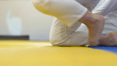 Dövüş, tatami üzerinde oturan kimono