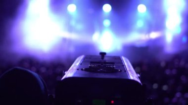 konser defocusing üzerinde spotlight