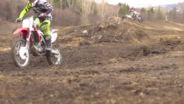 Novokuzneck Russie 2018 Compétitions Motocross — Video