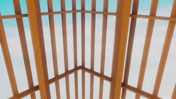 Obraz Dachu Ramy Domu — Wideo stockowe