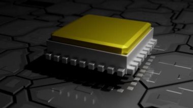 the 3D computer processor starts processes