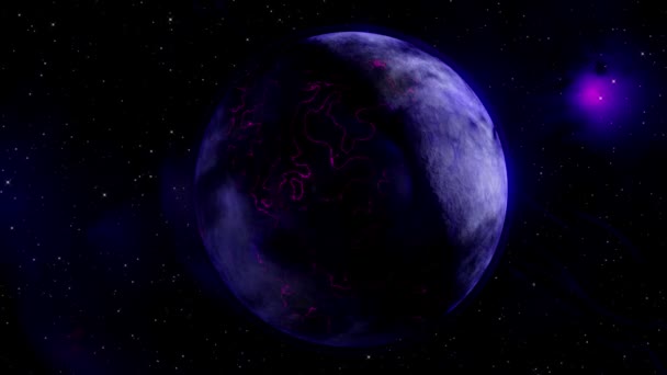 Modelul Unei Planete Spațiu — Videoclip de stoc