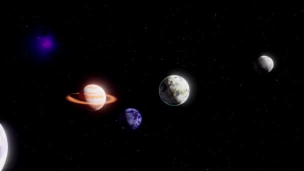 Modèle 3D du système solaire 