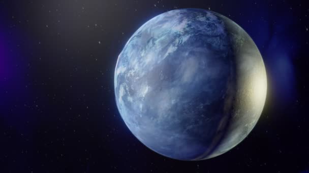Bolygó Föld Űrben — Stock videók