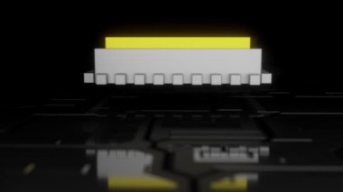 the 3D computer processor starts processes
