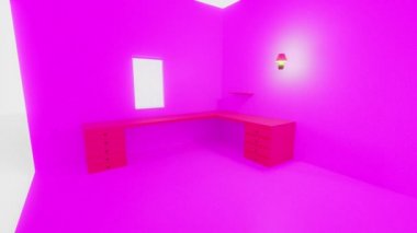 3D room isometry going furniture