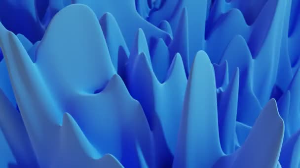 3D visualization abstract waves vibrations — Αρχείο Βίντεο