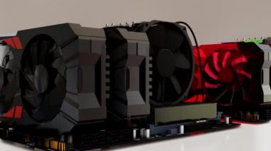 3D visualization of the fan on the processor