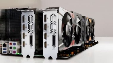 3D visualization of the fan on the processor