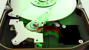 3D hard disk workflow spinning disk