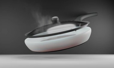 3D visualization of the frying pan