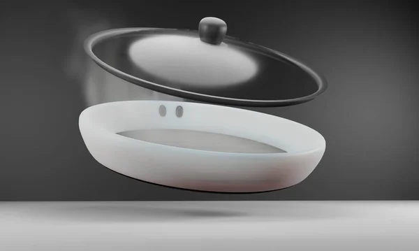3D visualization of the frying pan