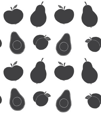 vektör çizimleri meyve kümesi  