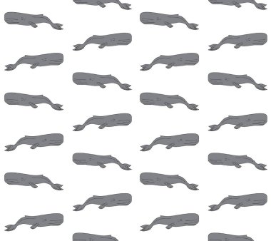 El çiziminin kusursuz şekli beyaz arka planda izole edilmiş sperm balinası kakaosu çizimi.