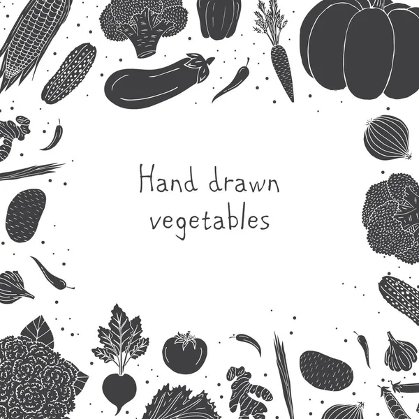 Illustration Vectorielle Des Légumes Des Épices — Image vectorielle