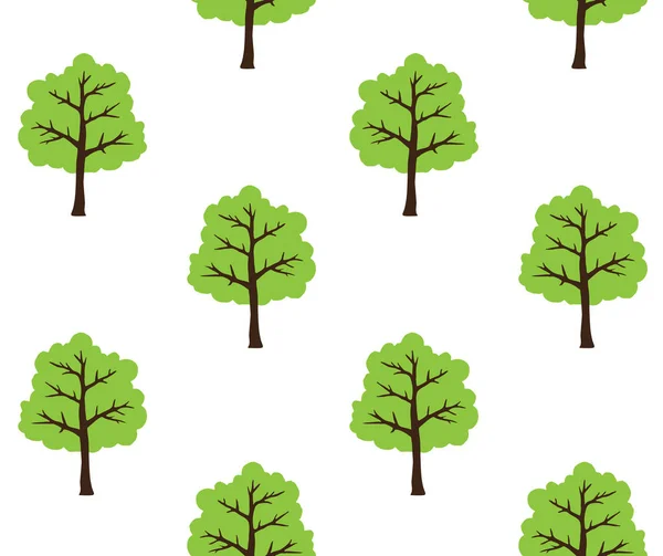 Jeu Arbres Illustration Vectorielle — Image vectorielle