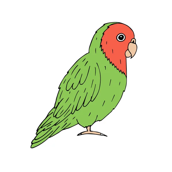 Ilustración Vectorial Pájaro Lindo — Archivo Imágenes Vectoriales