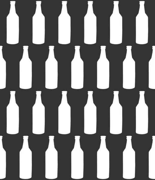 瓶のベクトルセットシームレスなパターン — ストックベクタ