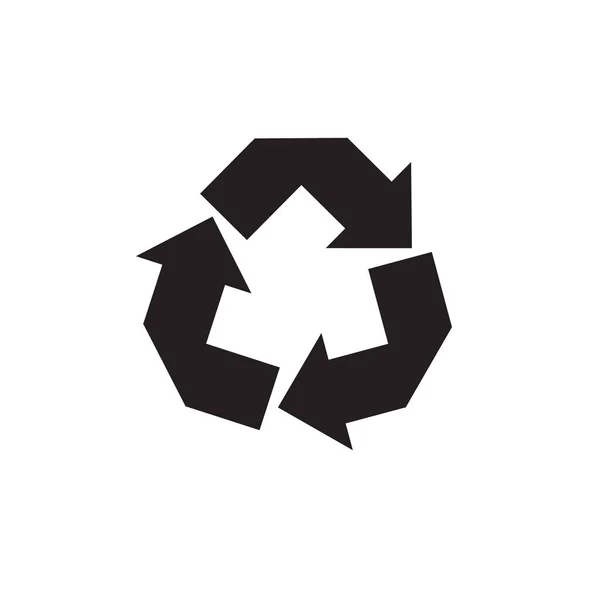 Vektorillustration Eines Recycling Symbols — Stockvektor