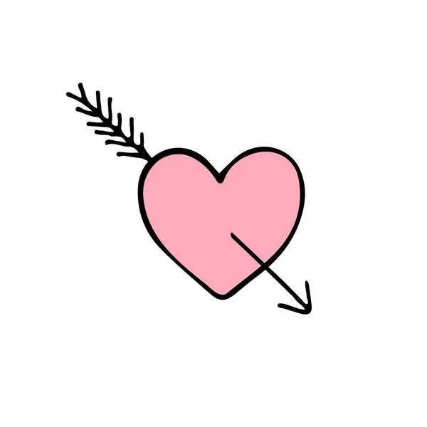 Obrázek Vektoru Ikony Srdce — Stockový vektor