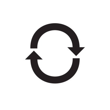 Vektör el çizimi karalama çizimi geri dönüşüm sembolü beyaz arkaplanda izole