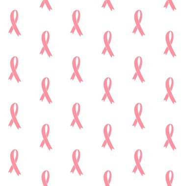 El çiziminin kusursuz çizimi. Beyaz arka planda izole edilmiş pembe göğüs kanseri kurdelesi.