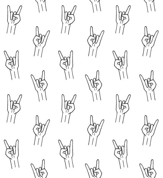 El hareketi simgeleri ayarlandı. çizgi film illüstrasyonu  