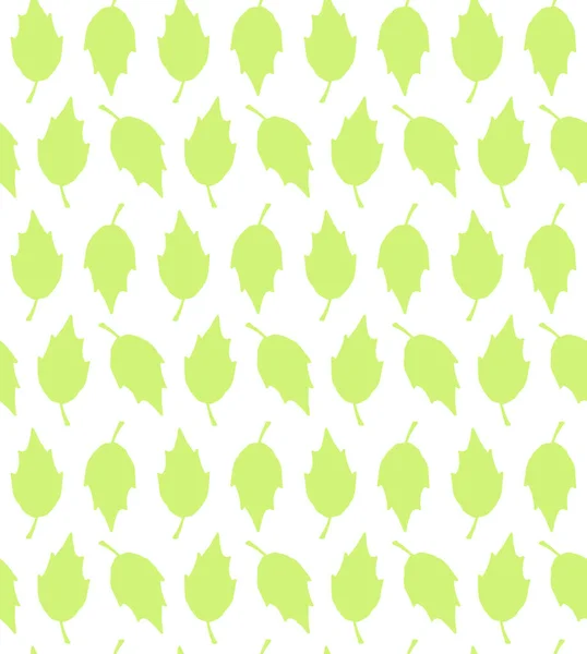 Nahtloses Muster Mit Blättern — Stockvektor