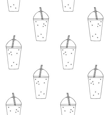 Smoothie içeceğinin kusursuz şablonu