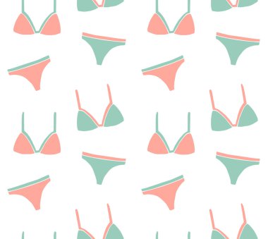 Kadın iç çamaşırlarının vektör çizimi 