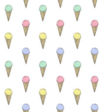 Dondurma kalıbının vektör çizimi