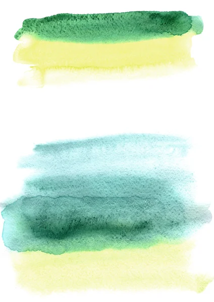 Akvarell háttér. Többszínű mosó kefe absztrakt textúra — Stock Fotó