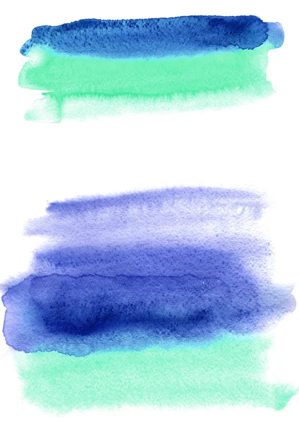 Fundo aquarela. Escova de lavagem multicolor. Textura abstracta — Fotografia de Stock