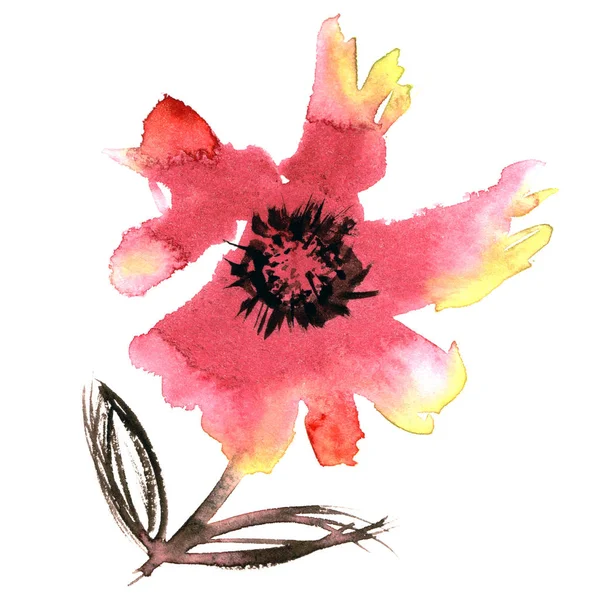 Acuarela pintada a mano primavera abstracta — Foto de Stock