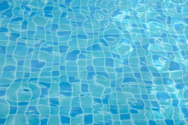 Yüzme havuzunun su desen