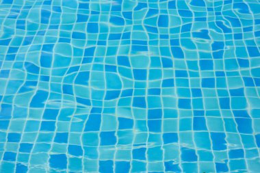 Yüzme havuzunun su desen