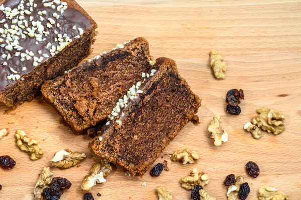 Noel gingerbread ahşap arka plan üzerinde